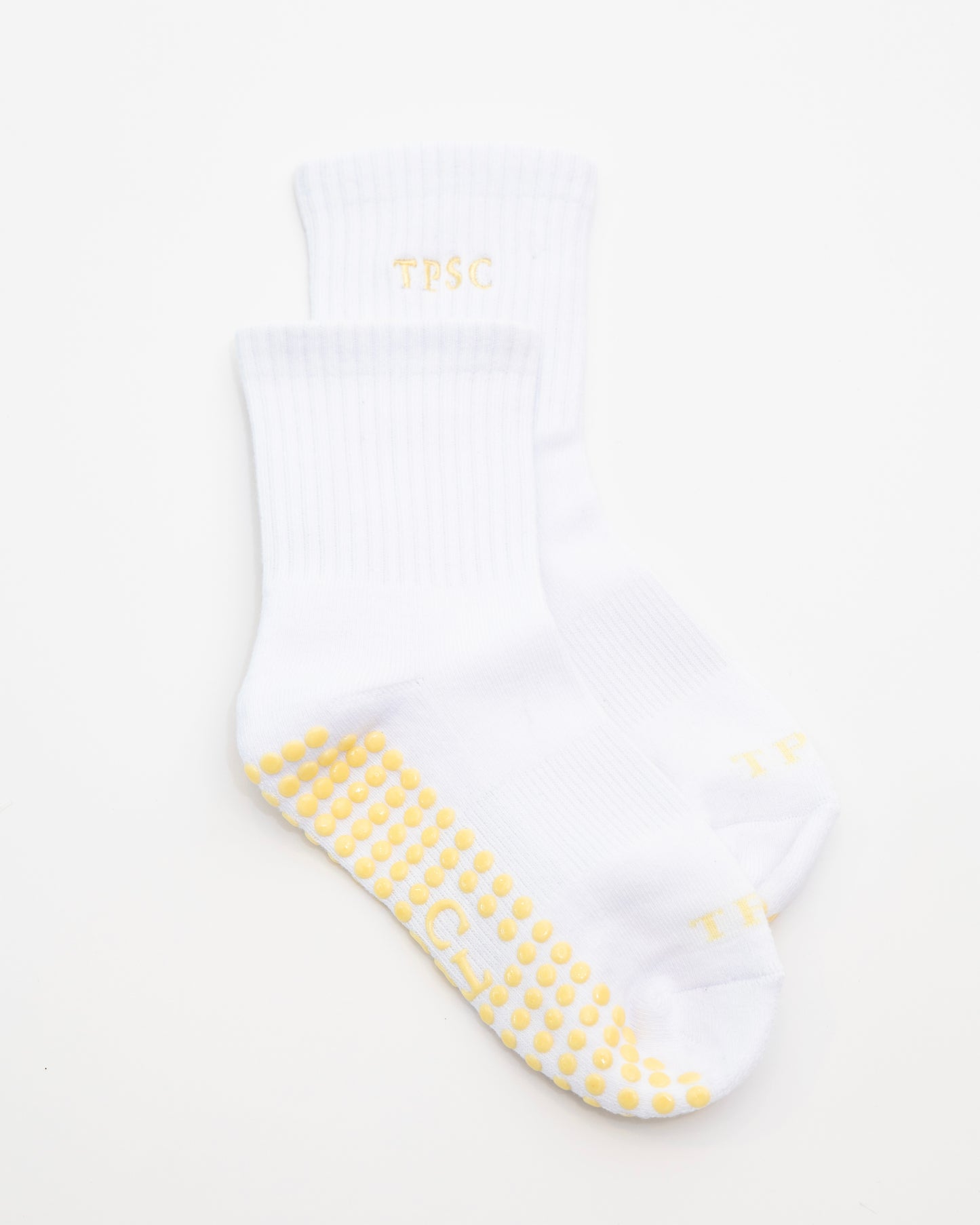 Pilates Socks - Butter Yellow Grip
