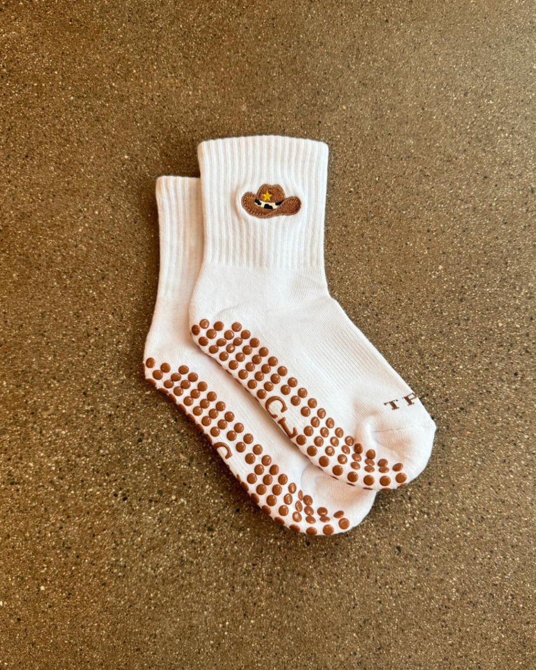 Pilates Socks - Cowboy Hat