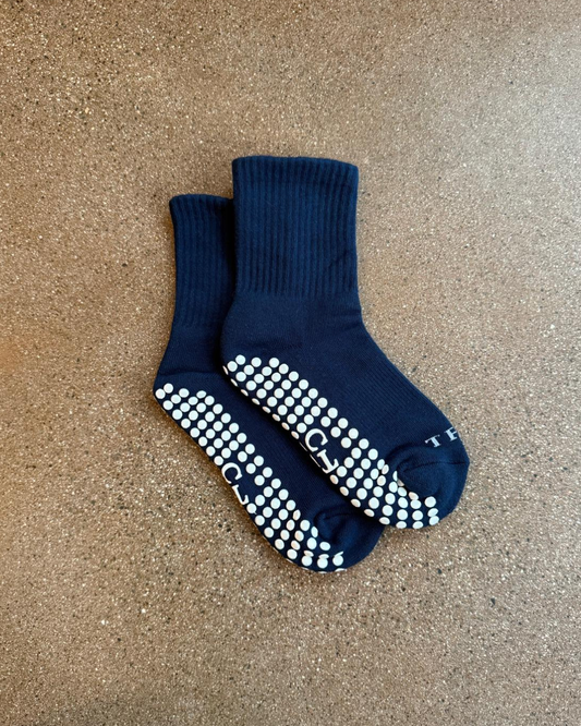 Pilates Socks - Navy Blue