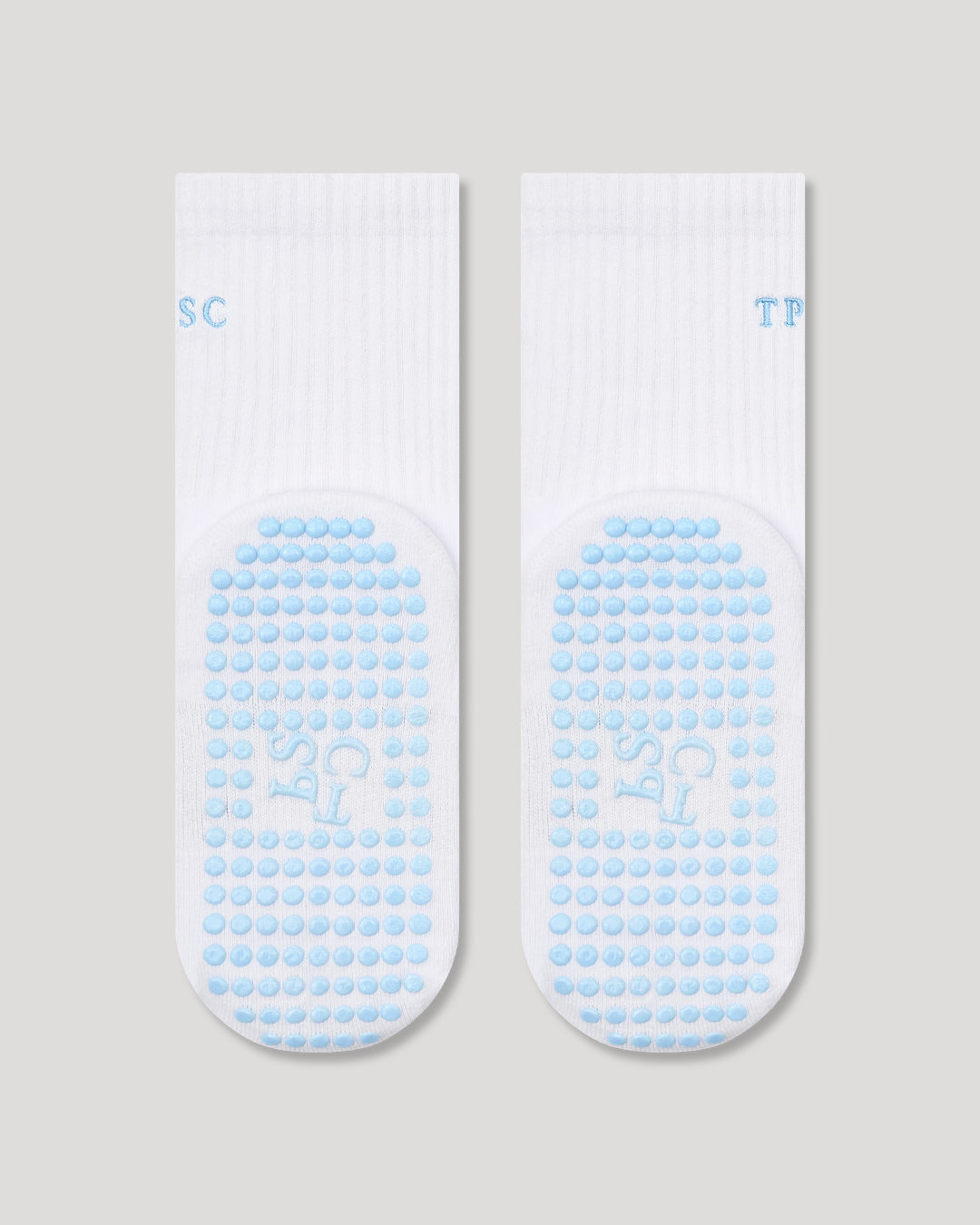 Pilates Socks - Sky Blue Grip