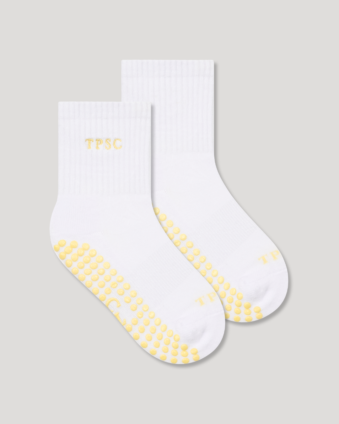 Pilates Socks - Butter Yellow Grip