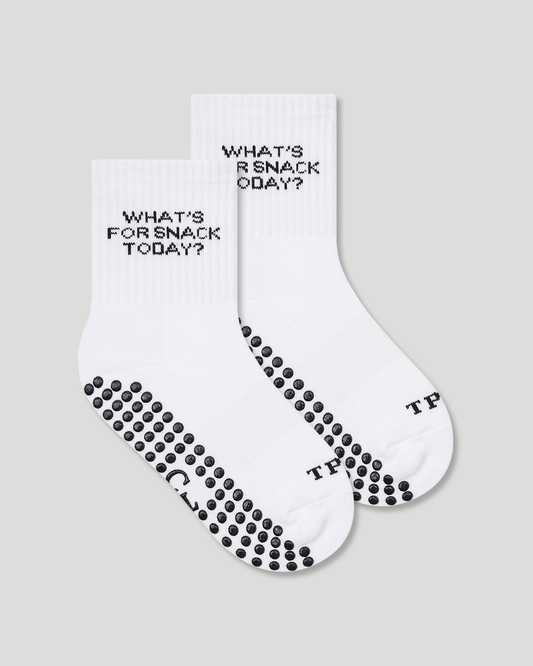 Pilates Socks - What's For Snack Today?