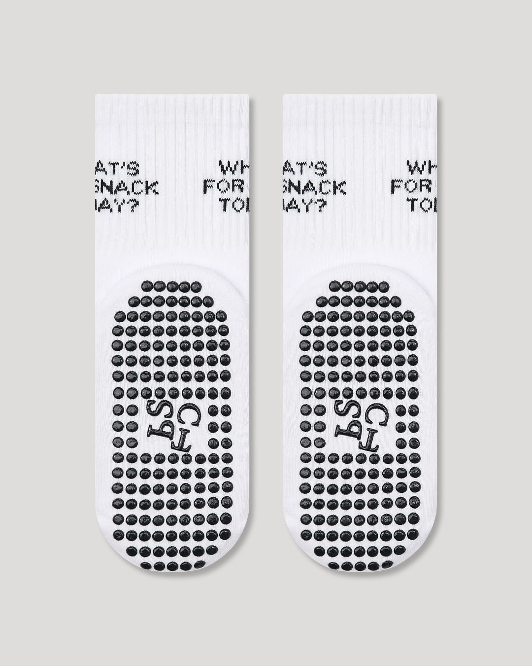 Pilates Socks - What's For Snack Today?