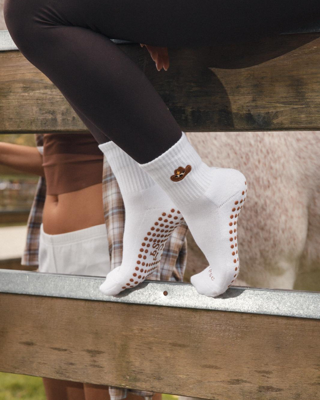 Pilates Socks - Cowboy Hat